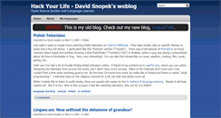 Desktop Screenshot of hackyourlife.org